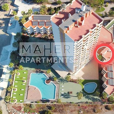 Cozy 1St Sea Line Apartment In The Quiet Area Los Cristianos  Dış mekan fotoğraf