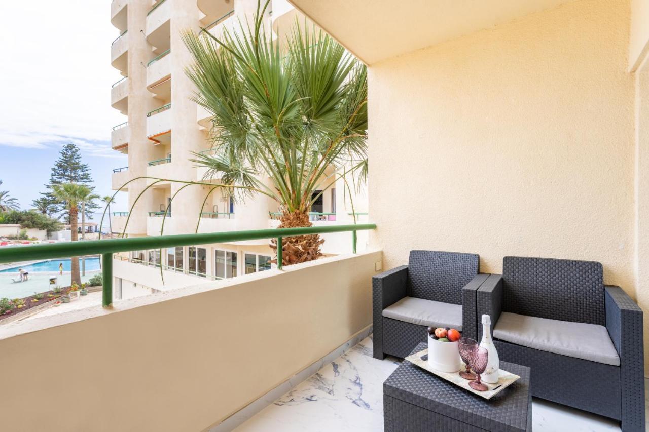 Cozy 1St Sea Line Apartment In The Quiet Area Los Cristianos  Dış mekan fotoğraf