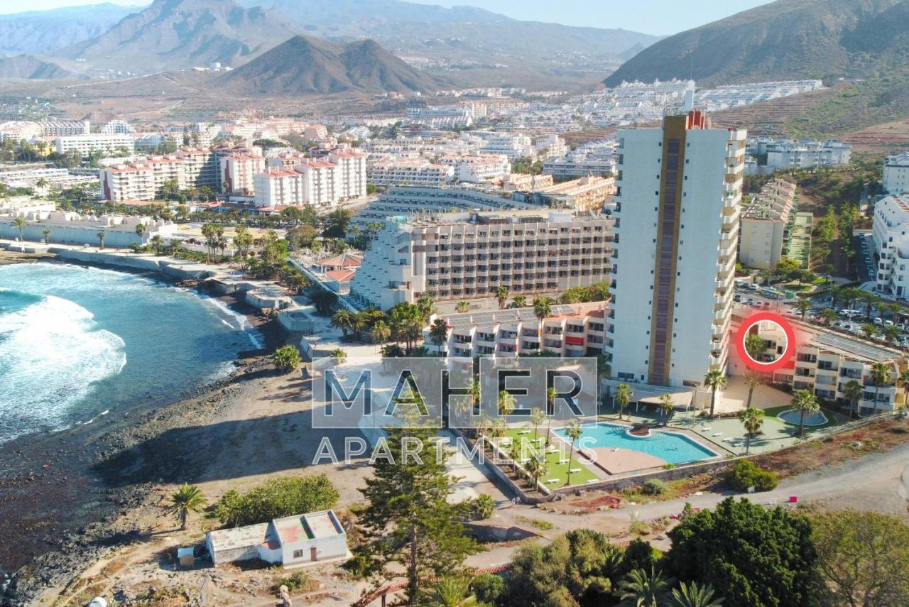 Cozy 1St Sea Line Apartment In The Quiet Area Los Cristianos  Dış mekan fotoğraf