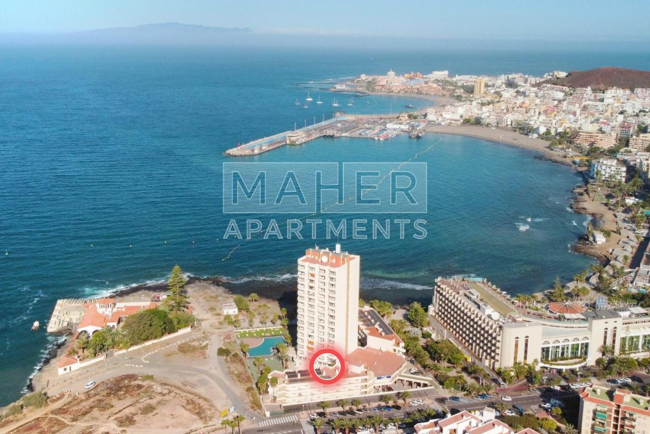 Cozy 1St Sea Line Apartment In The Quiet Area Los Cristianos  Dış mekan fotoğraf
